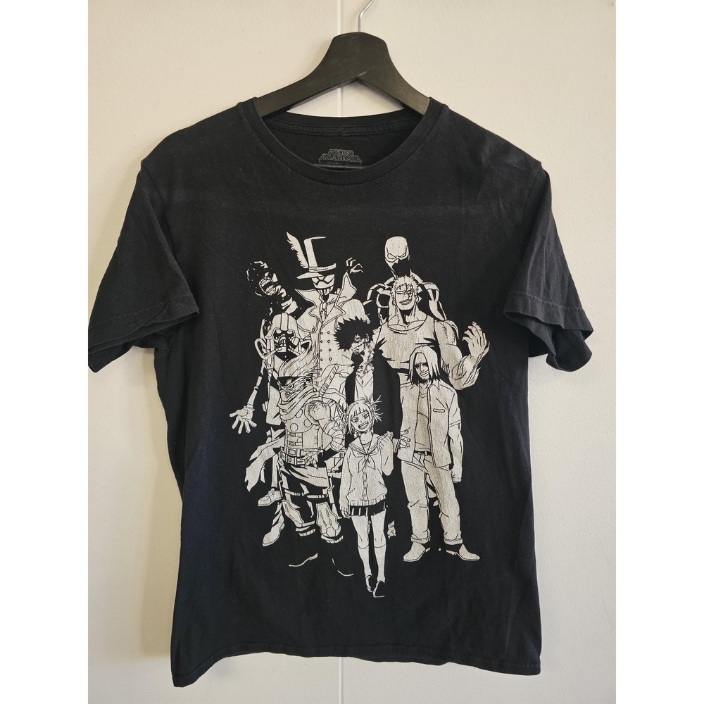 My Hero Academia Vanguard Action Squad Shirt Mens Medium Black Graphic Anime Tee